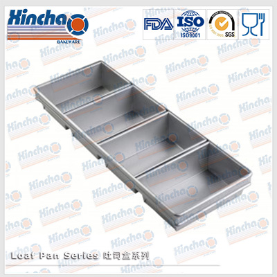 4 Strapped Nonstick Bread Loaf Set 1 1/2 lb., XCLP-269S4